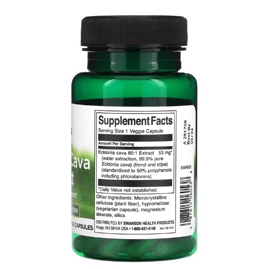 Ecklonia Cava Extract, 30 vcaps, Swanson - Vitax.ro