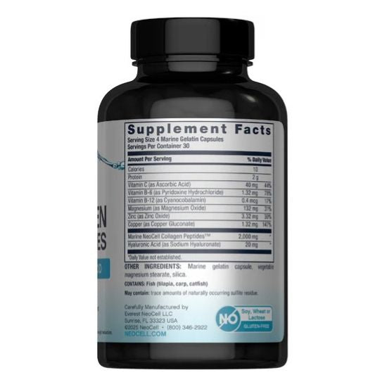 Marine Collagen, 120 caps, NeoCell - Vitax.ro
