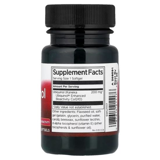 Ubiquinol, 200mg, 30 softgels, Swanson