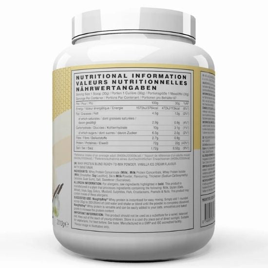 Advanced Whey, Vanilla Ice Cream, 2010g, Naughty Boy - Vitax.ro