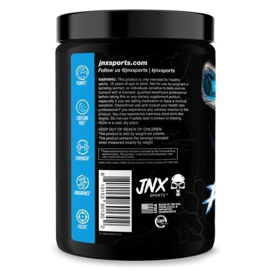 The Curse! Stim-Free Pump, Blue Raspberry, 572g, JNX Sports - Vitax.ro