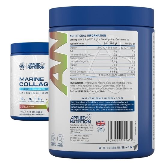 Marine Collagen, Cherry Apple, 300g, Applied Nutrition