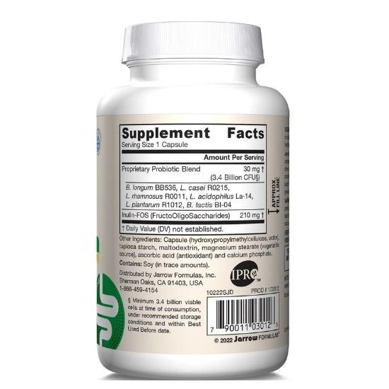 Jarro-Dophilus + FOS, 200 caps, Jarrow Formulas - Vitax.ro