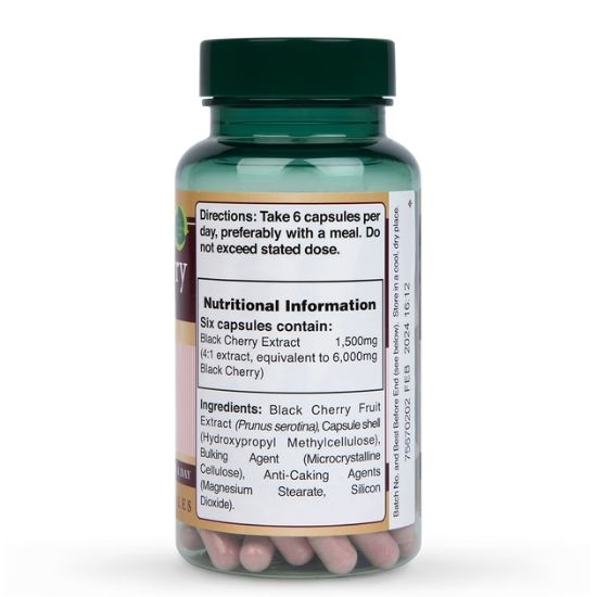 Black Cherry Extract, 1500mg, 120 vcaps, Holland & Barrett - Vitax.ro