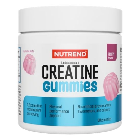 Creatine Gummies, Fruity, 60 gummies, Nutrend