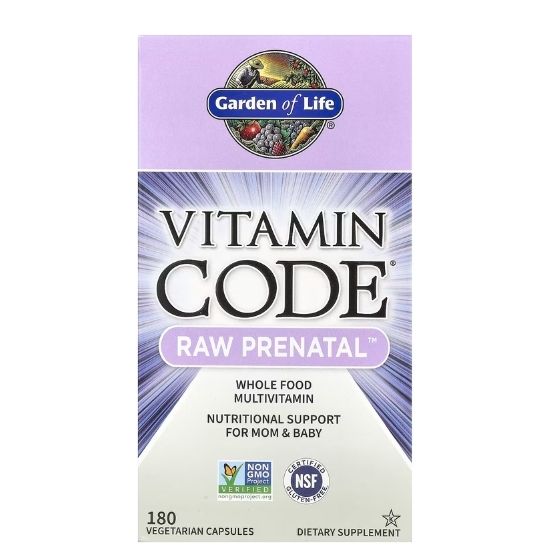 Vitamin Code Raw Prenatal, 180 vcaps, Garden of Life - Vitax.ro