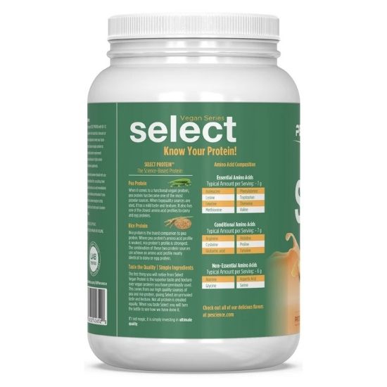 Select Protein Vegan Series, Peanut Butter Delight, 837g, PEScience