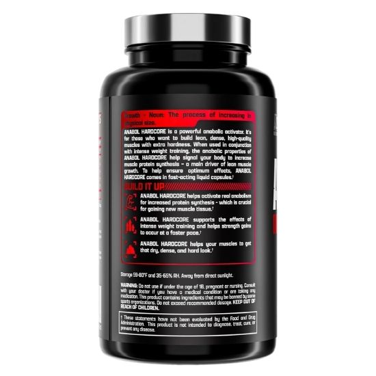 Anabol Hardcore, 60 liquid caps, Nutrex - Vitax.ro