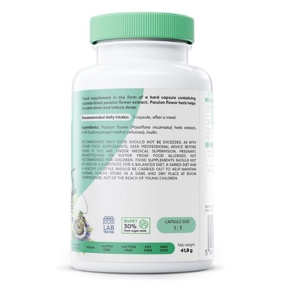Passiflora, 250mg, 120 vegan caps, Osavi - Vitax.ro