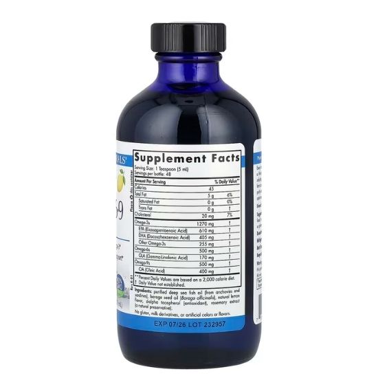 ProEFA - 3.6.9, Lemon, 237 ml, Nordic Naturals - Vitax.ro