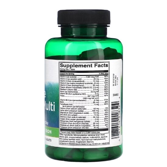 Multi without Iron, 130 tabs, Swanson - Vitax.ro