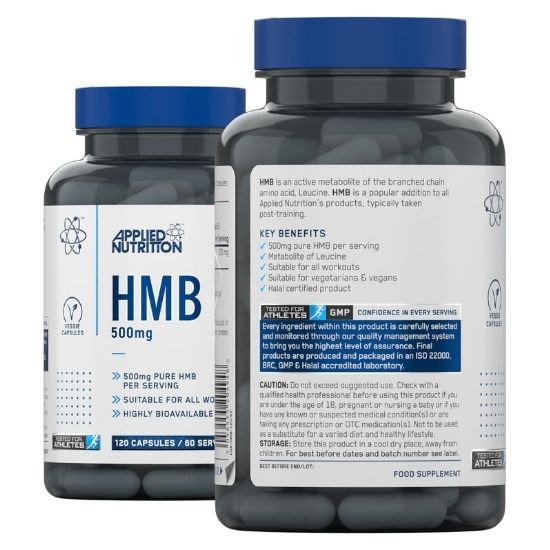 HMB, 500mg, 120 caps, Applied Nutrition