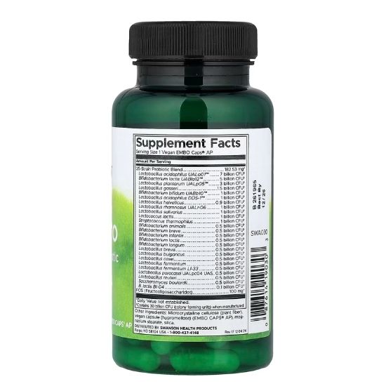 Epic Pro 25-Strain Probiotic, 30 vcaps, Swanson - Vitax.ro