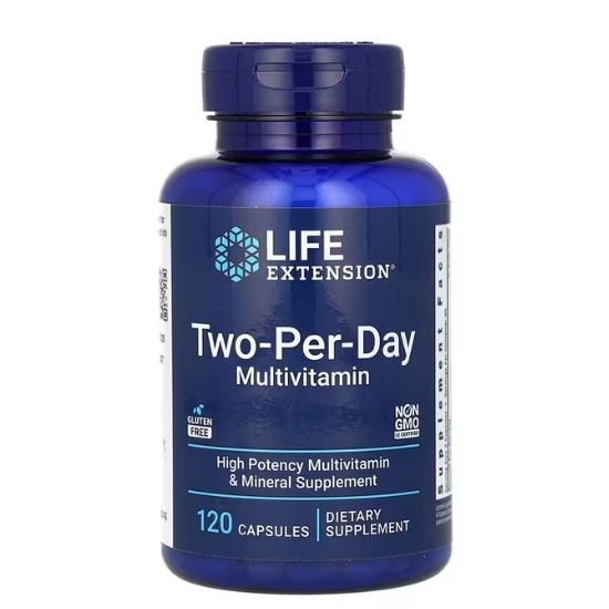 Two-Per-Day Multivitamin, 120 caps, Life Extension - Vitax.ro