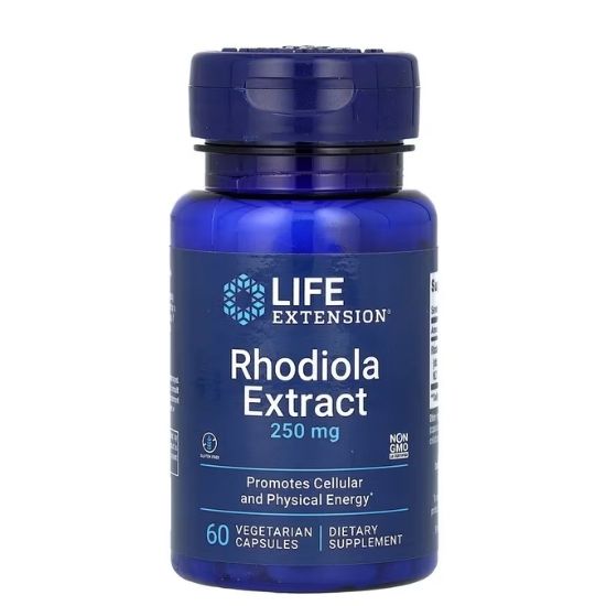 Rhodiola Extract, 250mg, 60 vcaps, Life Extension - Vitax.ro