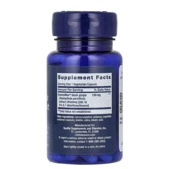 Male Vascular Sexual Support, 30 vcaps, Life Extension - Vitax.ro