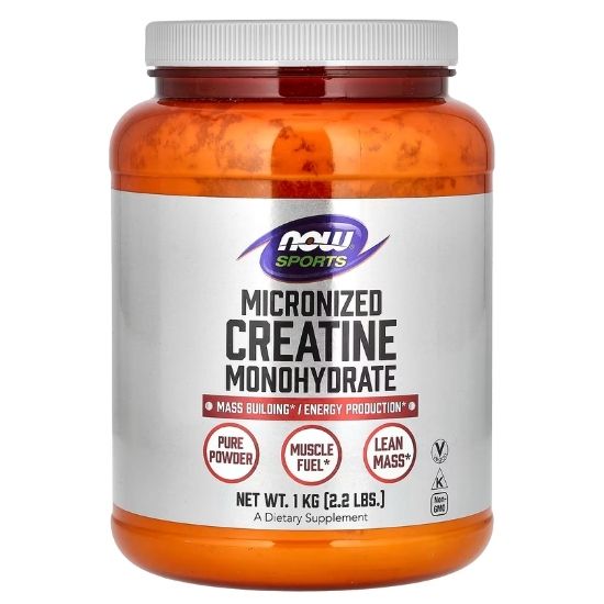 Micronized Creatine Monohydrate, 1000g, NOW Foods - Vitax.ro