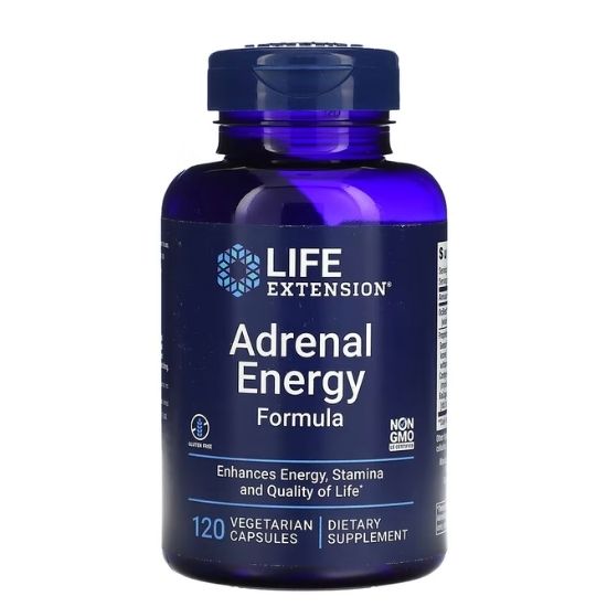 Adrenal Energy Formula, 120 vcaps, Life Extension - Vitax.ro