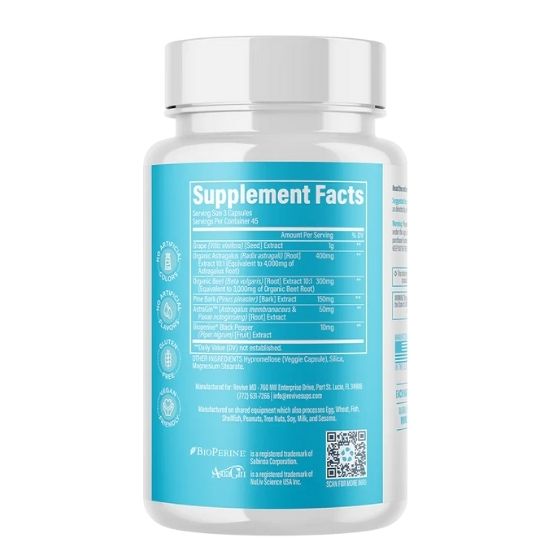 Kidney, 135 vcaps, Revive - Vitax.ro