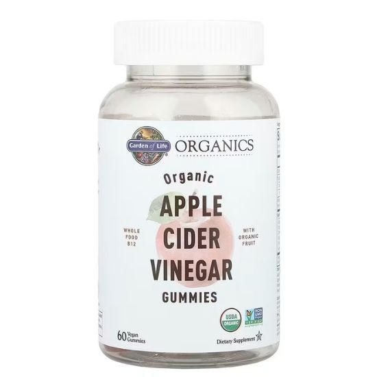 Mykind Organics Apple Cider Vinegar Gummies, 60 vegan gummies, Garden of Life - Vitax.ro