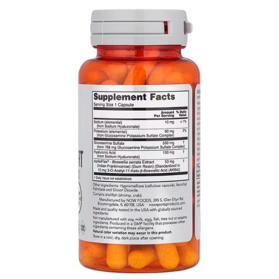 Advanced Joint Support, 60 caps, NOW Foods - Vitax.ro
