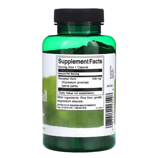 Horsetail, 500mg, 90 caps, Swanson - Vitax.ro