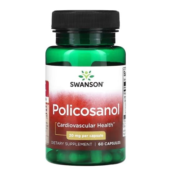 Policosanol, 20mg, 60 caps, Swanson - Vitax.ro