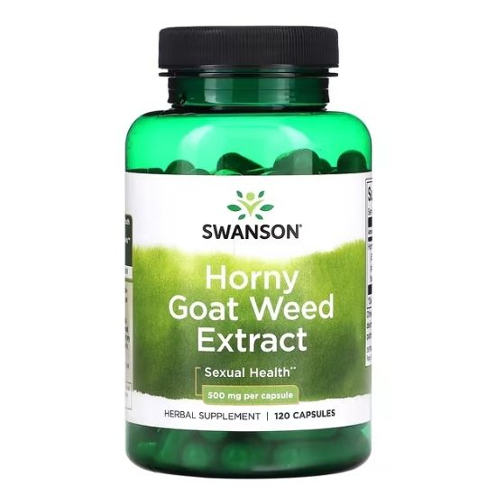 Horny Goat Weed Extract, 500mg, 120 caps, Swanson - Vitax.ro