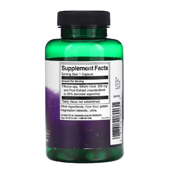 Mega Tribulus Extract, 250mg, 120 caps, Swanson - Vitax.ro