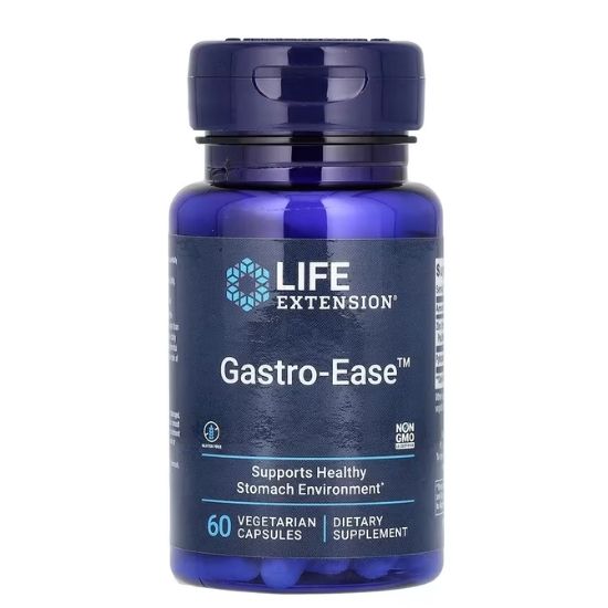 Gastro-Ease, 60 vcaps, Life Extension - Vitax.ro