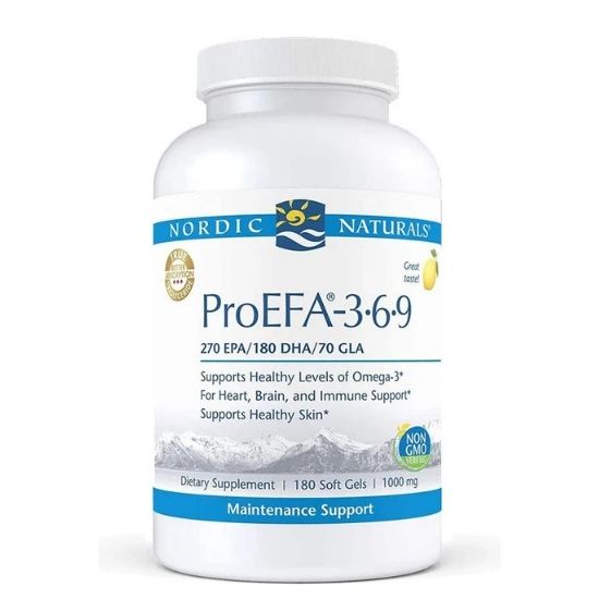 ProEFA - 3.6.9, Lemon, 180 softgels, Nordic Naturals - Vitax.ro