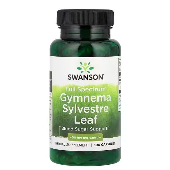 Gymnema Sylvestre Leaf, 400mg, 100 caps, Swanson - Vitax.ro