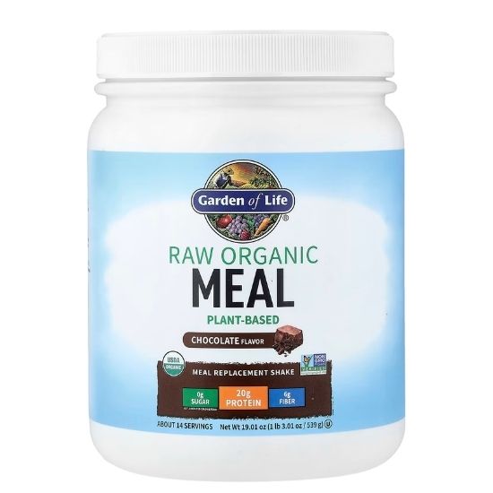 Raw Organic Meal, Chocolate Cacao, 539 g, Garden of Life - Vitax.ro