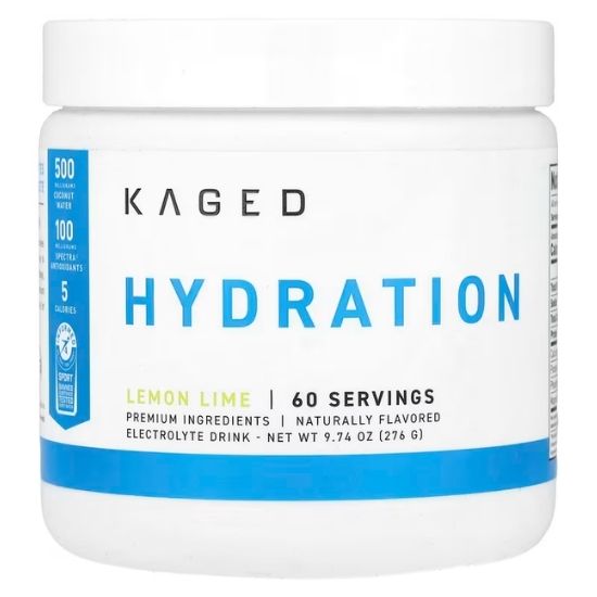Hydration, Lemon Lime, 294g, Kaged Muscle
