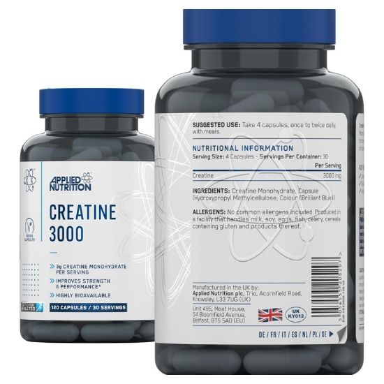 Creatine 3000, 120 caps, Applied Nutrition