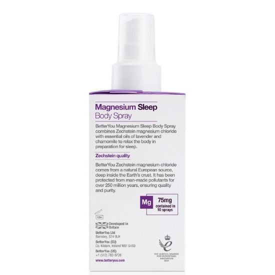 Magnesium Sleep Body Spray, 100 ml, BetterYou - Vitax.ro