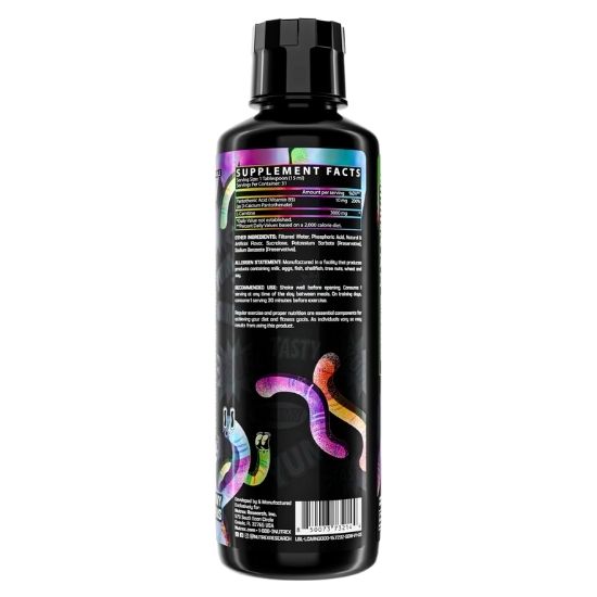 L-Carnitine 3000, Sour Gummy Worms, 465 ml, Nutrex - Vitax.ro