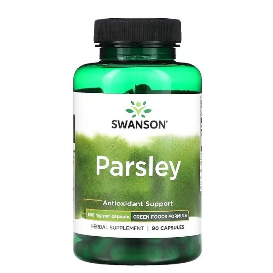 Parsley, 650mg, 90 caps, Swanson - Vitax.ro