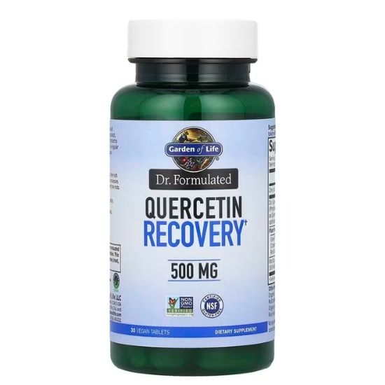 Dr. Formulated Quercetin Recovery, 500mg, 30 vegan tabs, Garden of Life - Vitax.ro