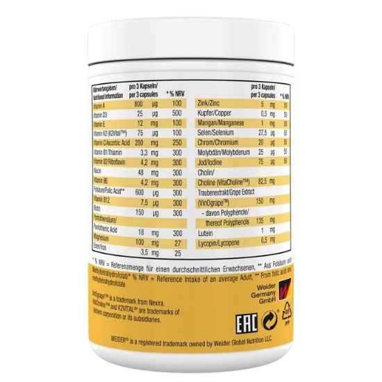 Multivitamin Complete, 90 caps, Weider
