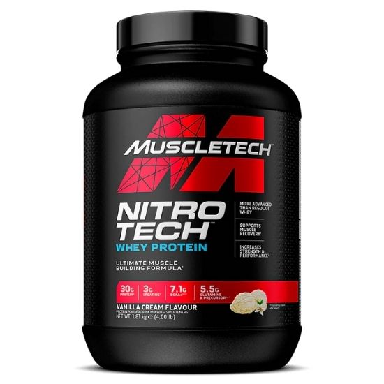 Nitro-Tech, Vanilla, 1800g, MuscleTech - Vitax.ro