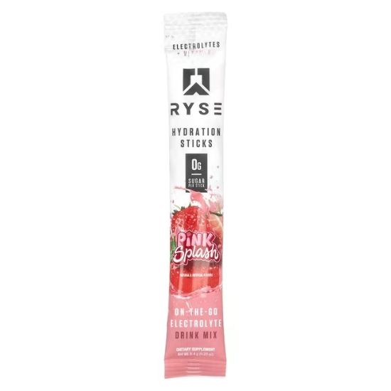 Hydration Sticks, Pink Splash, 16 x 6.4g, RYSE