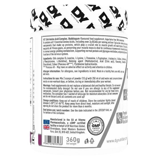 HIT EAA Amino Acid Complex, Bubble Gum, 360g, Dorian Yates