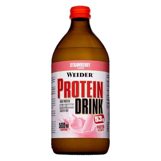 Protein Drink, Strawberry, 500ml, Weider