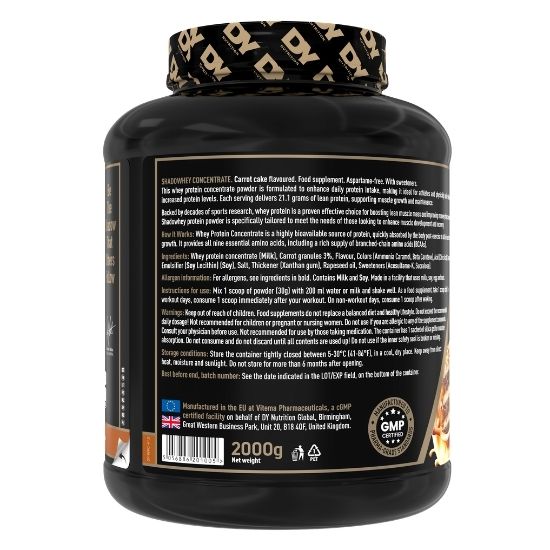 ShadoWhey, Carrot Cake, 2000g, Dorian Yates