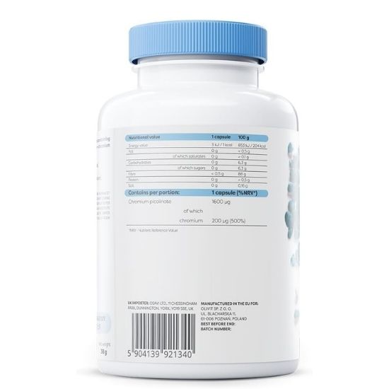 Chromium, 200mcg, 120 vegan caps, Osavi - Vitax.ro