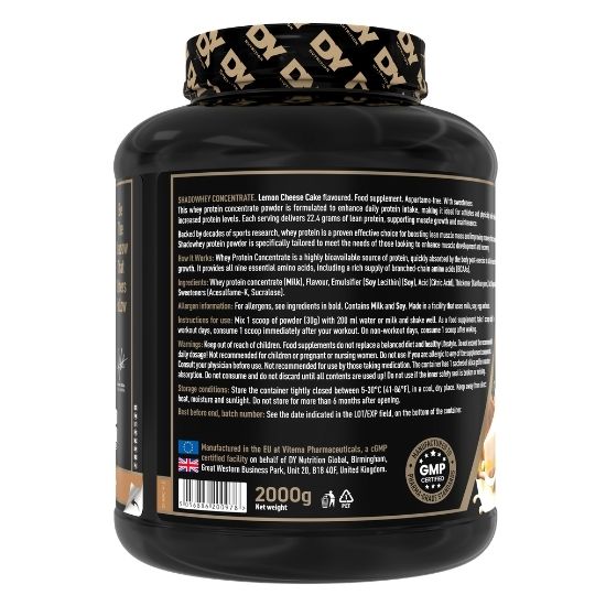 ShadoWhey, Lemon Cheesecake, 2000g, Dorian Yates