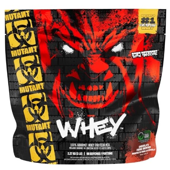 Mutant Whey, Chocolate Fudge Brownie, 2270g, Mutant - Vitax.ro