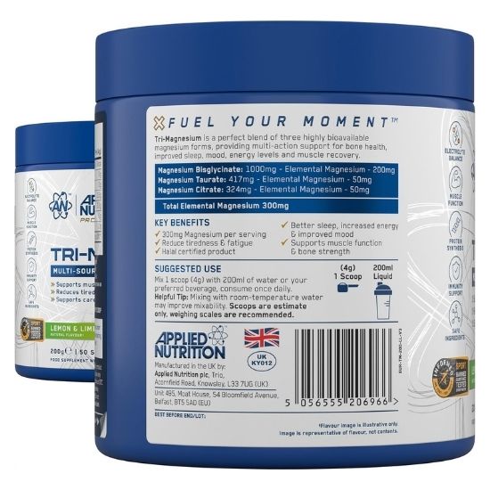 Tri-Magnesium, Lemon & Lime, 200g, Applied Nutrition