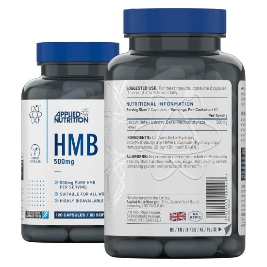 HMB, 500mg, 120 caps, Applied Nutrition